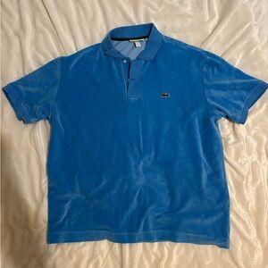 Light blue lacoste shirt